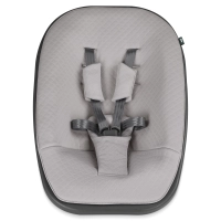 Set All in One Moji Chaise-Haute Yippy - Stone + Assise Nouveau-Né - Birch + Accessoires