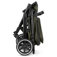 Poussette ABC Design Salsa 5 Run - Avocado + Coque Auto Cybex Cloud G i-Size - Moon Black