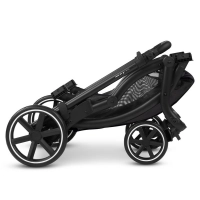 Poussette Double ABC Design Zoom 2 - Coal + 2 Coques Auto Tulip i-Size - Black