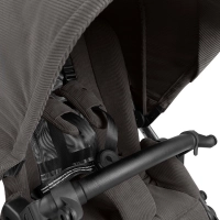 Poussette ABC Design Samba 2 - Almond + Coque Auto Cybex Cloud G i-Size - Moon Black