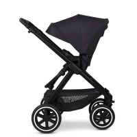 Poussette ABC Design Samba 2 - Coal + Coque Auto Cybex Cloud G i-Size - Moon Black