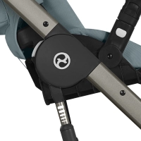 Poussette Cybex Balios S Lux 3 TPE - Seashell Blue + Nacelle Cot S Lux + Coque Auto Cloud G i-Size - Magic Black + Base G + Accessoires