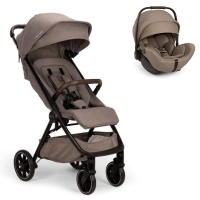 Poussette Nuna Trvl lx + Coque Auto Arra Flex - Cedar