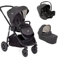 Poussette Joie Versatrax + Nacelle Ramble XL + Coque Auto I-Snug 2 - Shale
