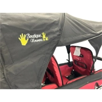 Poussette 3 Places Boutique Nounou modèle 5 - Bordeaux