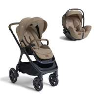 Poussette Joie Finiti + Coque Auto i-Level Pro - Sandstone