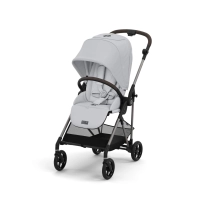 Poussette Cybex Melio 4 TPE + Nacelle - Fog + Coque Auto Cloud G i-Size - Fog