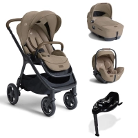 Poussette Joie Finiti + Calmi + i-Level Pro + Base Encore - Sandstone