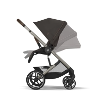 Poussette Tout-Terrain Balios S Lux 2025 - Châssis Taupe et Siège Chocolate Brown - CYBEX - Chcolate Brown