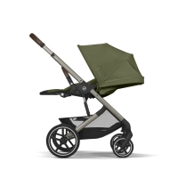 Poussette Tout-Terrain Balios S Lux 2025 - Châssis Taupe et Siège Moss Green - CYBEX - Moss Green