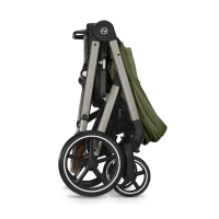 Poussette Tout-Terrain Balios S Lux 2025 - Châssis Taupe et Siège Moss Green - CYBEX - Moss Green