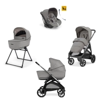 Poussette Inglesina (Système Quattro Aptica Darwin Recline) Litio Black - Platinum Grey