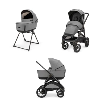 Poussette Inglesina (Système Duo Aptica XT) Total Black - Canyon Grey