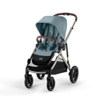Poussette Cybex Gazelle S2 TPE - Stormy Blue + Nacelle Gazelle Cot + Coque Auto Cloud G i-Size - Stormy Blue (Plus)