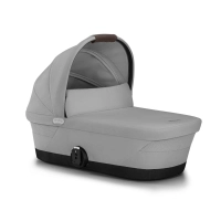 Poussette Cybex eGazelle S2 SLV - Stone Grey + Nacelle Gazelle Cot + Coque Auto Cloud G i-Size - Stone Grey (Plus)