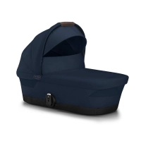 Poussette Double Cybex eGazelle S2 SLV - Ocean Blue + 2 Nacelles Gazelle Cot + 2 Coques Autos Cloud G i-Size - Ocean Blue (Plus)