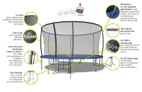 Trampoline Soulet -  427 mm