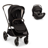 Poussette Nuna Triv lx + Arra Flex - Caviar