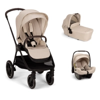 Poussette Nuna Triv lx + Pipa Next + Lytl - Biscotti