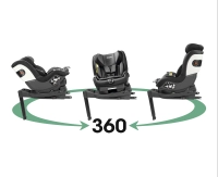 Siège Auto 61-105cm Peg Perego Viaggio Giro - CRYSTAL BLACK
