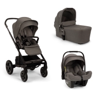 Poussette Nuna Mixx Next + Nacelle + Coque Auto Pipa Next - Thunder