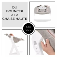 Transat Hauck Alpha 2-en-1 - Powder Bunny