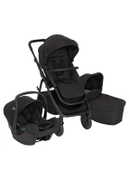 NEAR2ME DLX TRIO - Poussette + SnugLite + Nacelle + Protection pluie + Adaptateurs - Graco - MIDNIGHT