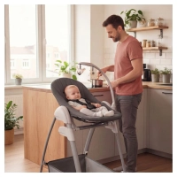 Chaise haute Sit N Relax 3in1 Dark-grey - Dark Grey