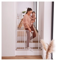 Barrière de sécurité Open N Stop 2 Set +9 cm White - White