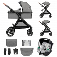 Poussette Trio ESME 3en1 - Kinderkraft - gris