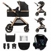 Poussette Trio ESME 3en1 - Kinderkraft - noir