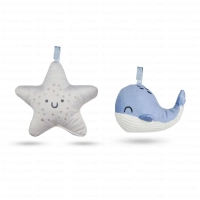 Balancelle Transat Bébé MIMI x Nordic Breeze - Kinderkraft - bleu