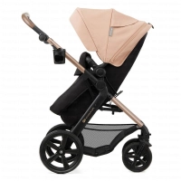 Poussette Trio MOOV 2  (roues EVA) - Kinderkraft - beige