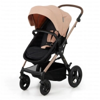 Poussette Trio MOOV 2 (roues AIR ) - Kinderkraft - beige