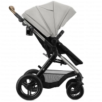 Poussette Trio MOOV 2 XL (roues AIR) - Kinderkraft - gris