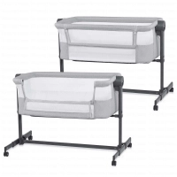 Lit d'appoint 2en1 NESTEE UP 2 - Kinderkraft - gris clair