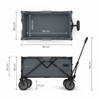 Chariot ROLLSTER - Kinderkraft - gris