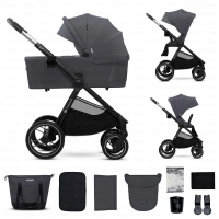 Poussette Duo NEA 2 - Kinderkraft - gris foncé