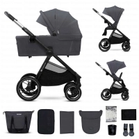 Poussette Duo NEA 2 - Kinderkraft - gris foncé