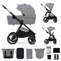 Poussette Duo NEA 2 - Kinderkraft - gris