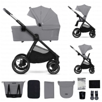 Poussette Duo NEA 2 - Kinderkraft - gris