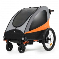 Remorque Vélo Enfant 3en1 NAVA - Kinderkraft - orange