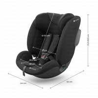 Siège auto I-FIX ENDURA SAFE (61-150 cm) - Kinderkraft - noir