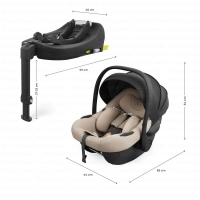 Siège auto I-LITE + base ENDURA SAFE FX - Kinderkraft - beige