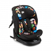 Siège auto I-GROW i-Size (40-150cm) x Happy shapes - Kinderkraft - multicolore