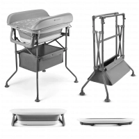 Baignoire pour bébé BUBBLY - Kinderkraft - gris