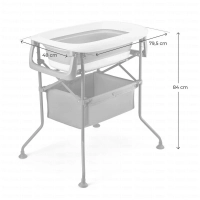 Baignoire pour bébé BUBBLY - Kinderkraft - gris