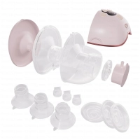 Tire-lait simple mains libres MamaFlow - Kinderkraft - rose