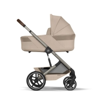 Pack Duo Balios S Lux 4 - Modèle 2026 + Nacelle Cot S Lux - CYBEX - Almond Beige