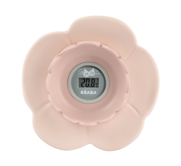 Thermomètre Bain Béaba Lotus - Old Pink